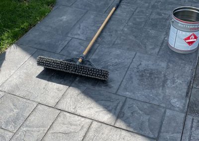 Colored & Stamped Concrete Patio