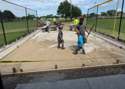 Bartlett Raiders Paver Walkway in Progress