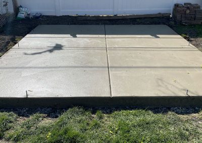 Concrete foundation